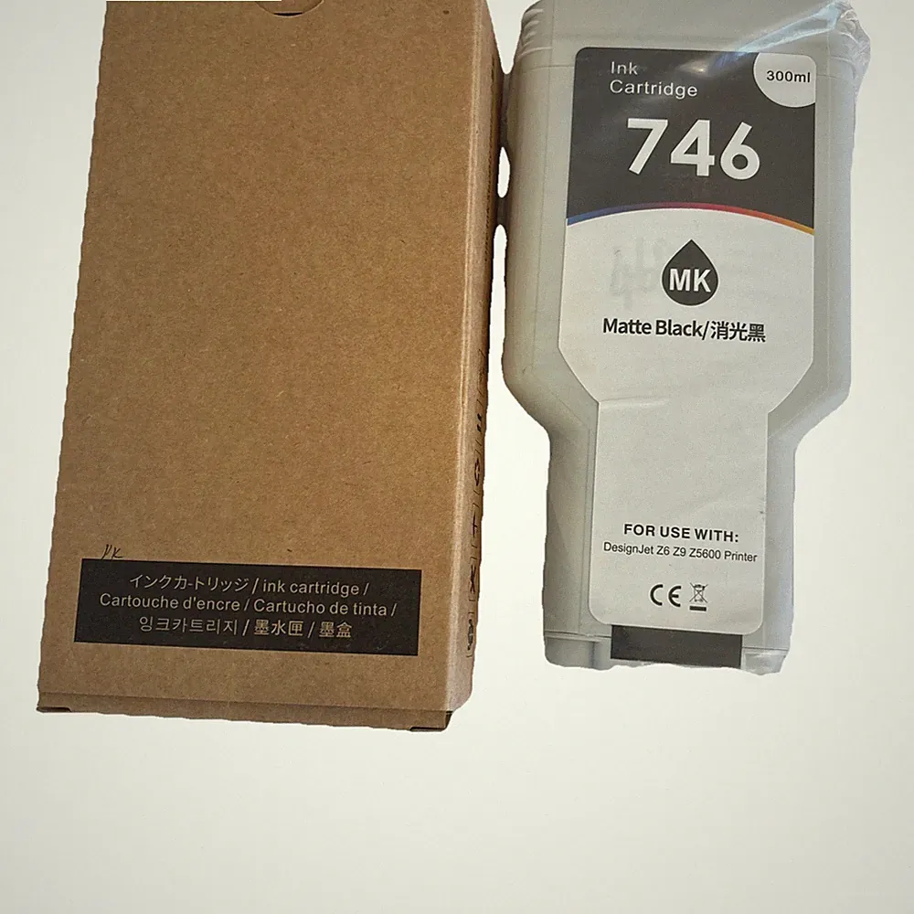 746 Matte Black Ink Cartridge Compatible for DesignJet Z6, Z9, Z5600 Printer