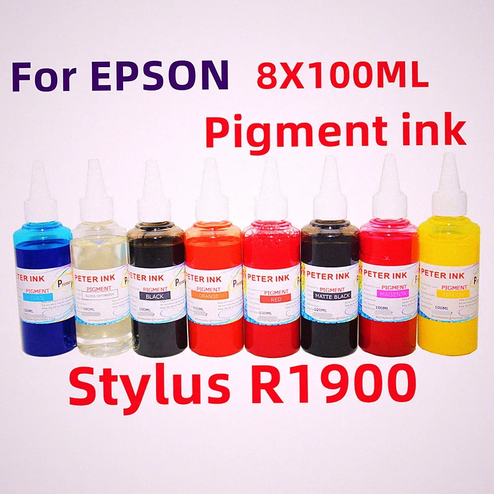 8X100ML Premium Pigment refill ink for P400 printer CISS CIS T324 324