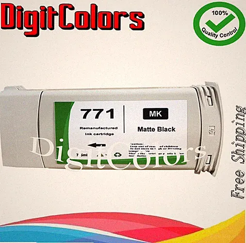 A Remanufactured HP 771 Matte Black B6Y15A Ink Cartridge HP Designjet 6200
