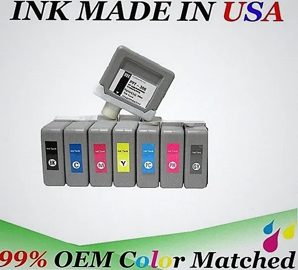 A Set of 8 PFI-306 Ink Cartridge fit canon IPF 8400s 8400se 9400s 8400 9400