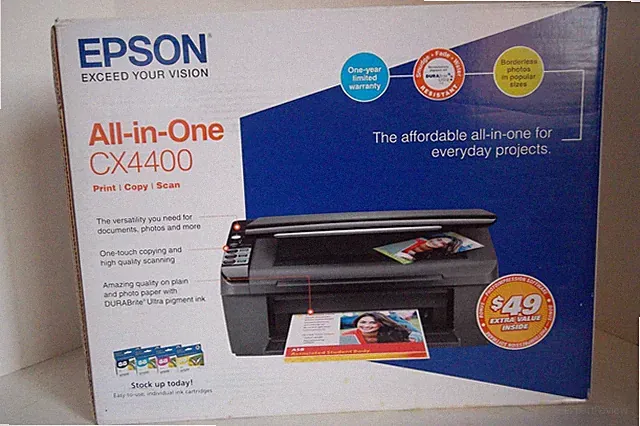 Epson Stylus CX4400 All-In-One Inkjet Printer 24ppm USB 48Bit CIS C11C688201 NEW