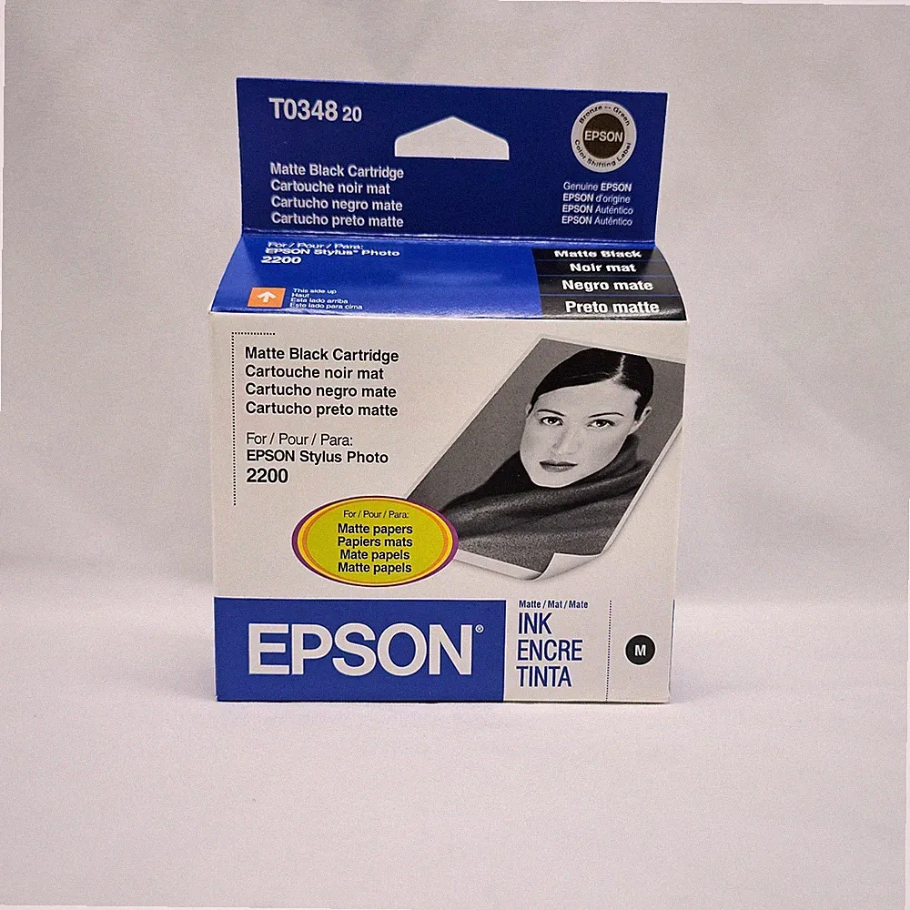 Epson T034820 Matte Black Ink Cartridge for Epson Stylus Photo 2200 Exp 04/2005