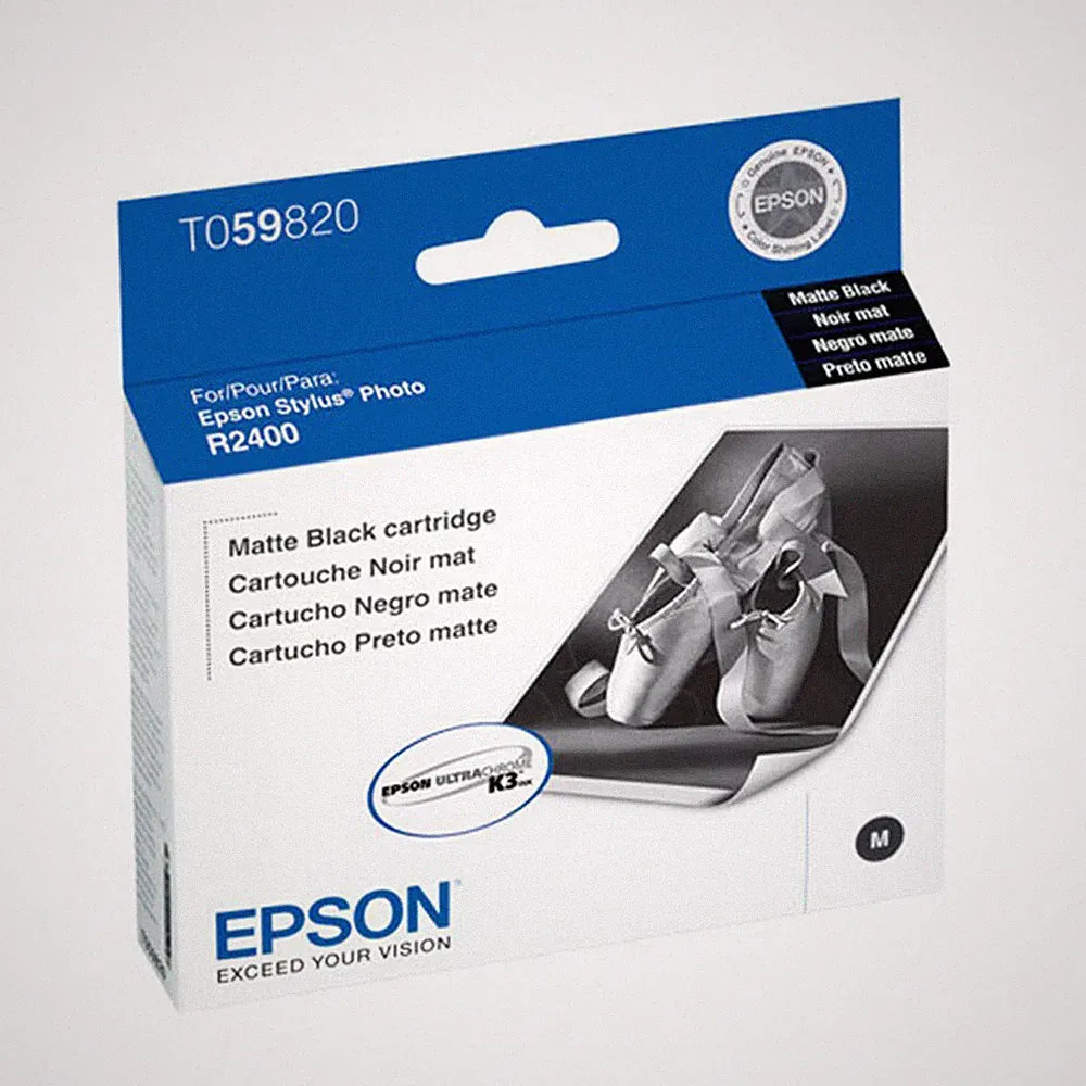 Genuine Epson 59 T0598 Matte Black Ink Cartridge for Stylus Photo R2400