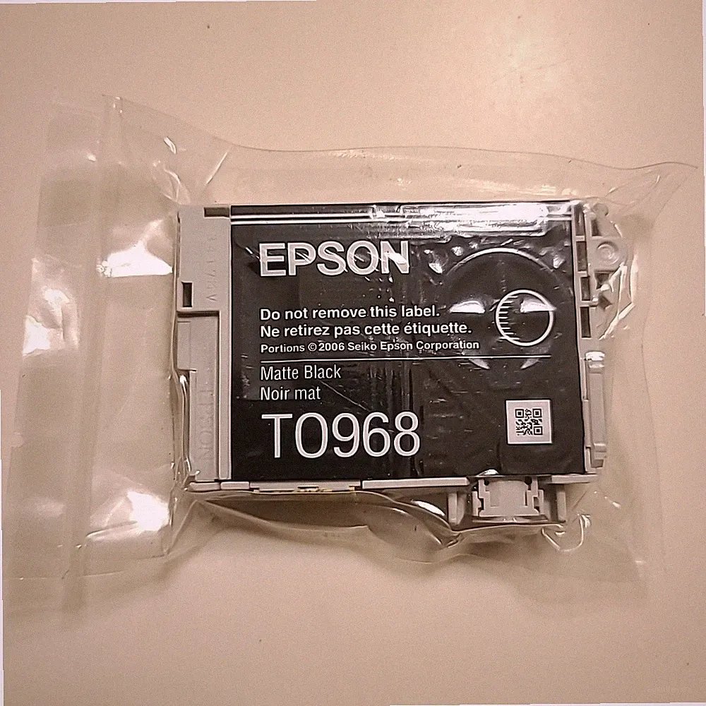 Genuine Epson 96 T0961 Matte Black Ink Cartridge for Stylus Photo R2880 🟦