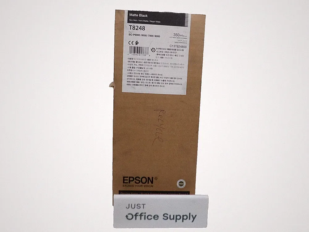 Genuine Epson T8248 Matte Black 350ml Ink Cartridge Free Shipping
