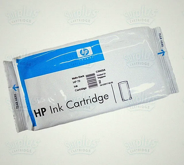 Genuine HP 72 Matte Black Ink C9403A T790 T610 T2300 T1120 T1200 T1300 (130ML)