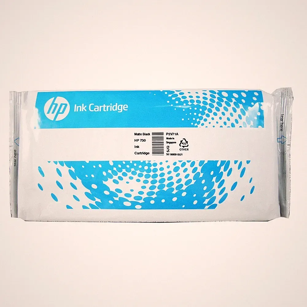 Genuine HP 730 Matte Black 300ml Ink Cartridge P2V71A HP DesignJet T1700