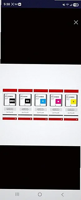 PFI030 PFI-030 5 Pack High Yield Ink Compatible for Canon imagePROGRAF TA20 TA30